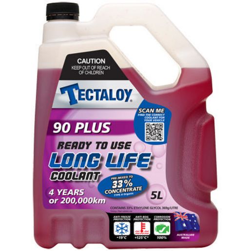 Tectaloy Tectalloy 90 Plus Red Radiator Coolant 4 Year TER905L