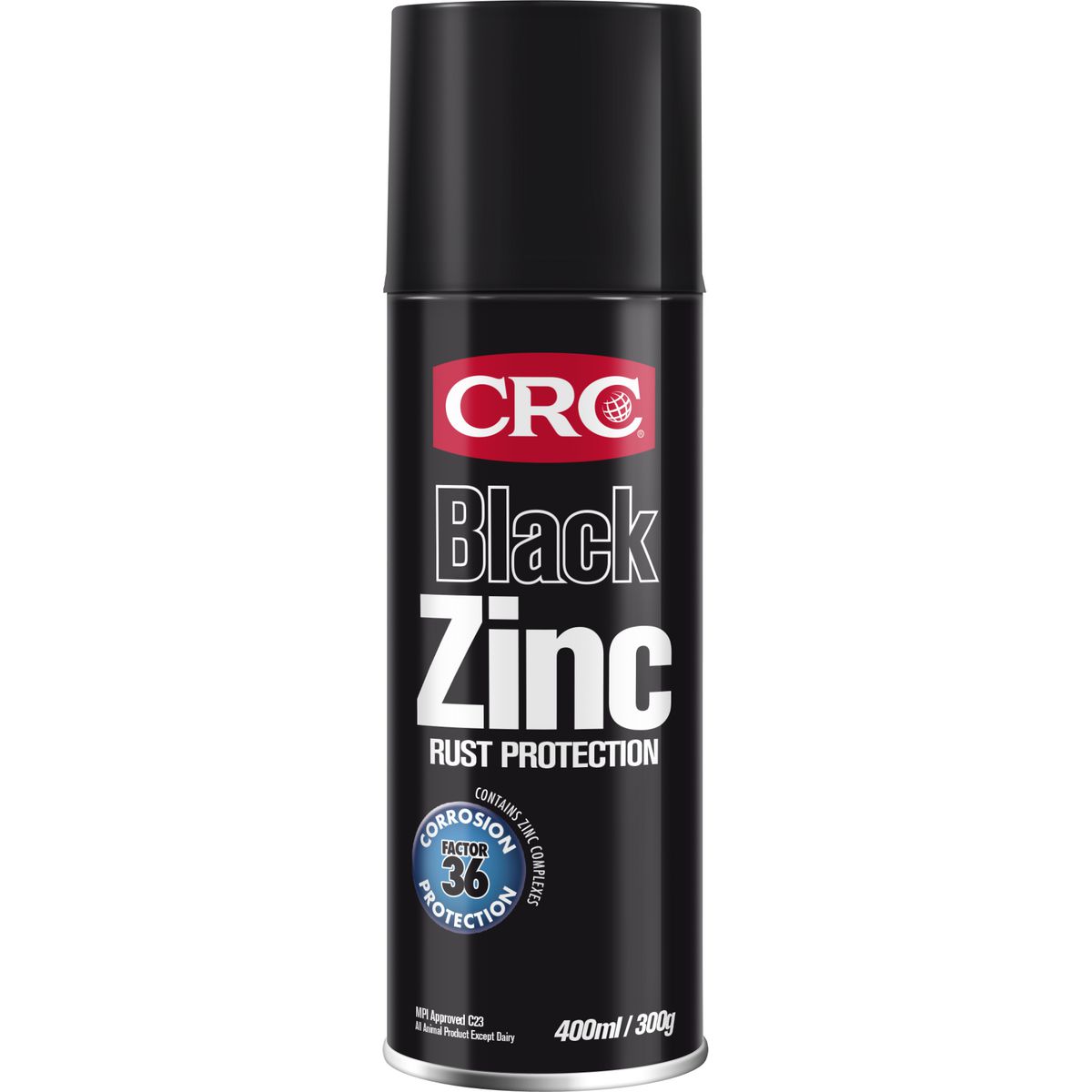 CRC Black Zinc Rust Protection Aerosol Spray 300g