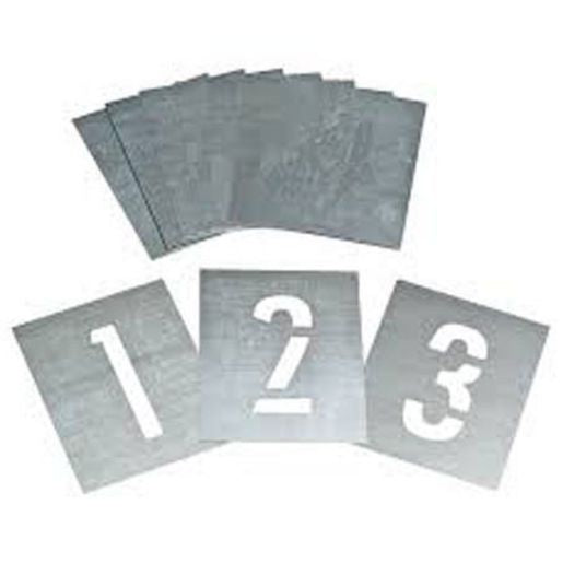 Dy-Mark Zinc Stencil 0-9 12-5Mm 13800112
