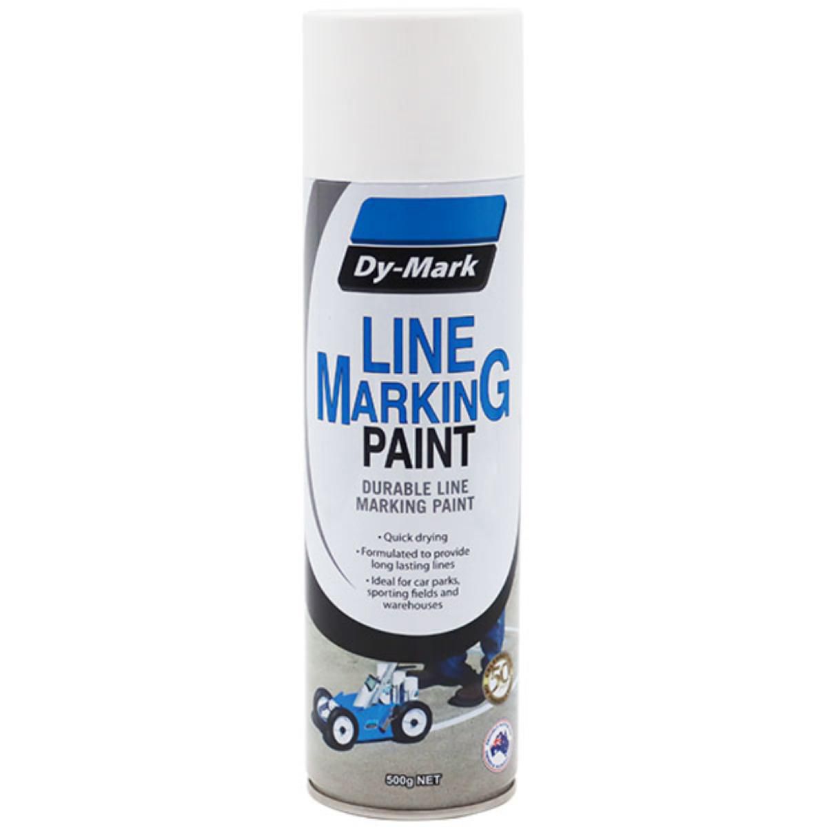 Dy-Mark Line Marking Paint White Aerosol Spray 500g 41015011