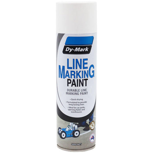 Dy-Mark Line Marking Paint White Aerosol Spray 500g 41015011