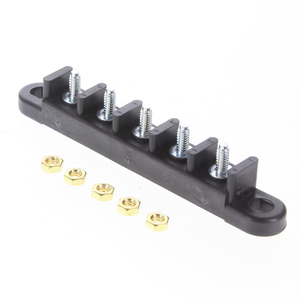 Cole Hersee Buss Bar 10A 5-Terminal (Box of 1) M4755BX