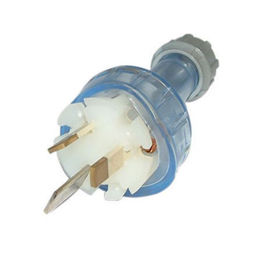 C N W Plug 240V 15Amp 3Pin Clear 43915TR
