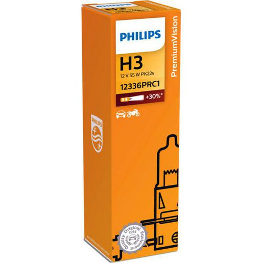 Philips Premium H3 Globe 12V 55W 12336PR