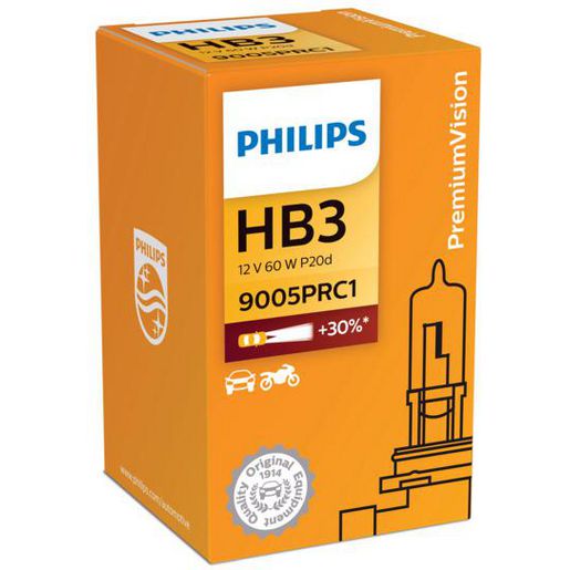 Philips Premium HB3 Globe 12V 60W 9005PR