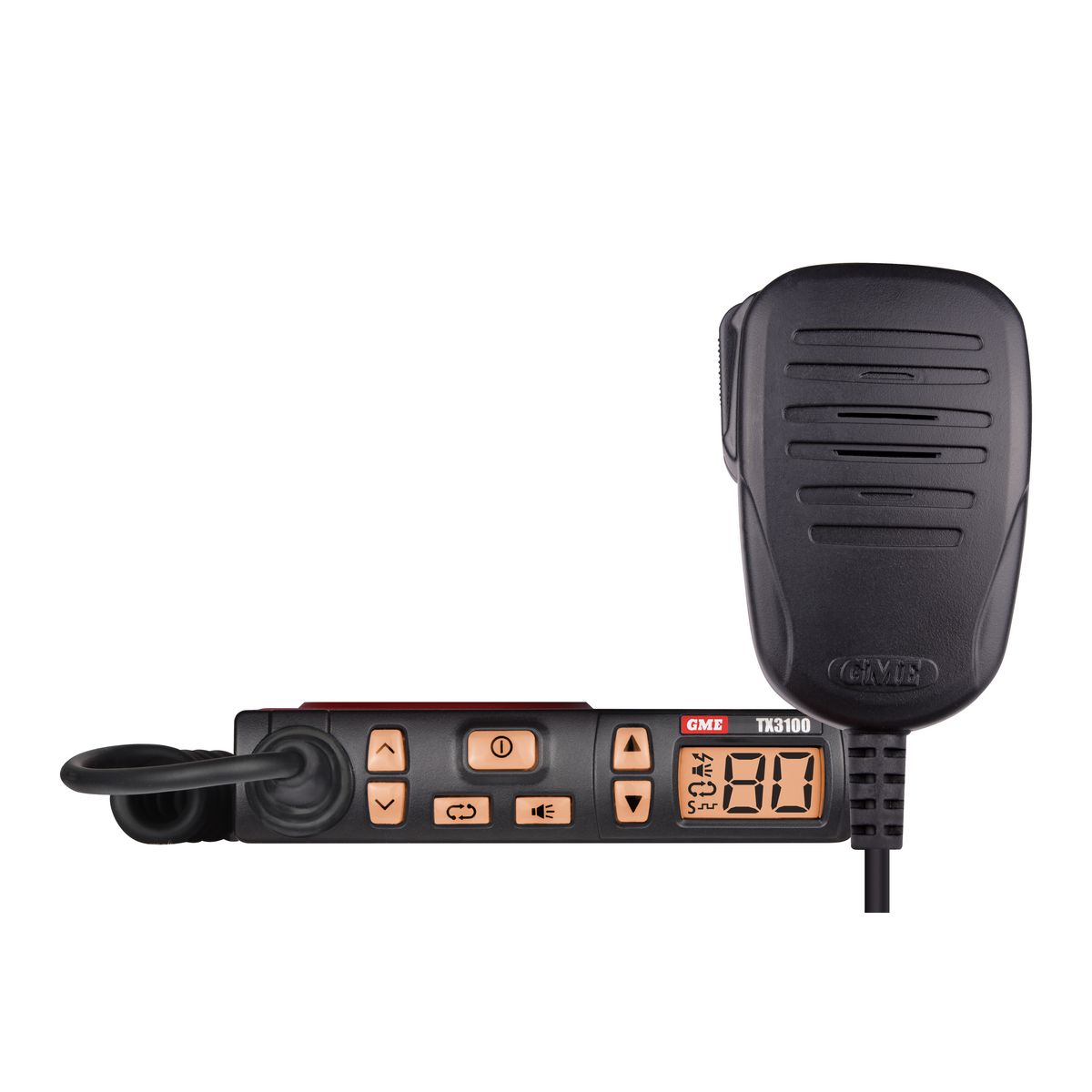 GME Super Compact Two Way UHF CB Radio 5W 80CH TX3100DP