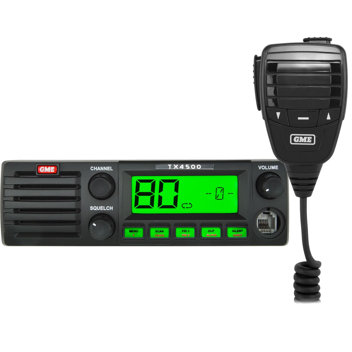 GME DSP Din Size UHF CB Radio 5W 80CH w/ ScanSuite TX4500S