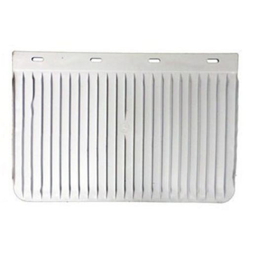 Maxiparts Mud Flap 24 X 24 Ribbed White CA5595