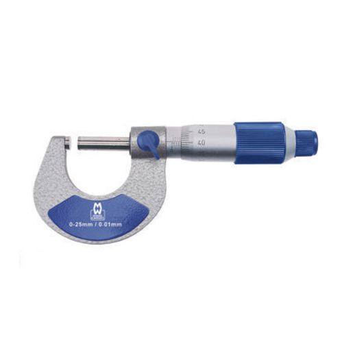 Moore & Wright Tools Spear & Jackson Outside Micrometer With Tungsten Carbide Faces 0-25Mm MW-200-01
