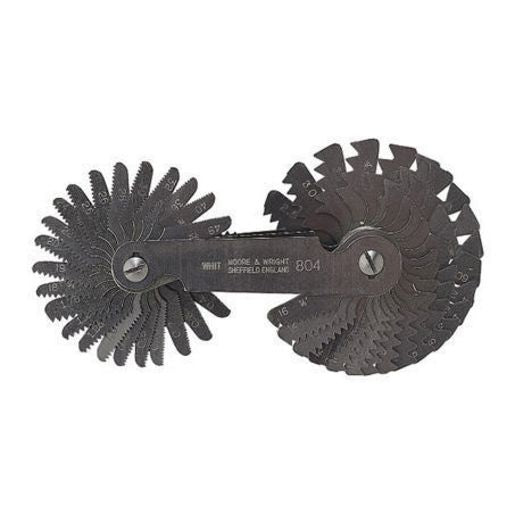 Moore & Wright Tools Spear & Jackson Screw Pitch Gauge - 49 Blade Si Metric & Imperial Whitworth MW-804