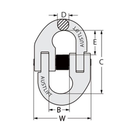 Australian Lifting Centre Chain Connector Type CL 10mm 101810