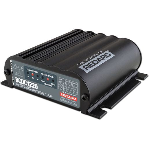 REDARC 20A In-Vehicle DC Smart Battery Charger (Ignition Control) BCDC1220-IGN