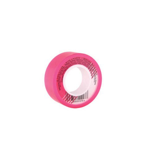 Unasco Thread Tape Ptfe High Density 19mm X 13.5M Pink T4HP2025