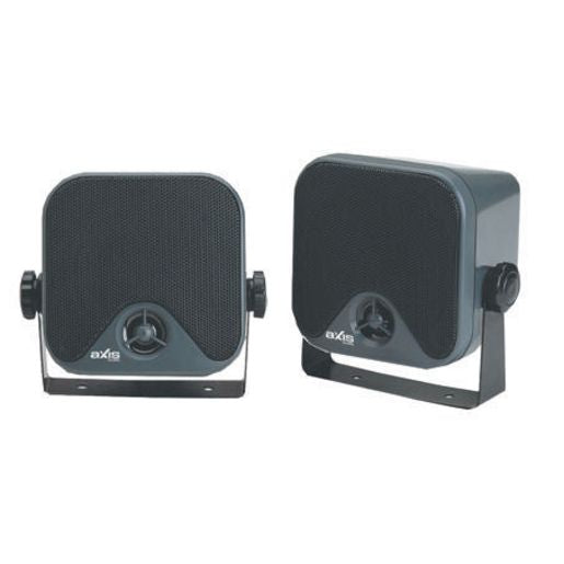 Axis 4x4" 50W Marine Outdoor 2-Way Box Speakers AX442