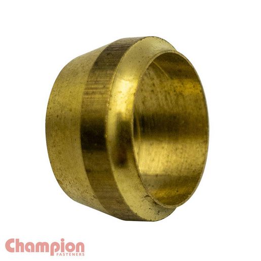 Champion Fasteners Compression Sleeve Brass (Olive) 6mm Suits Nylon Tube 110N