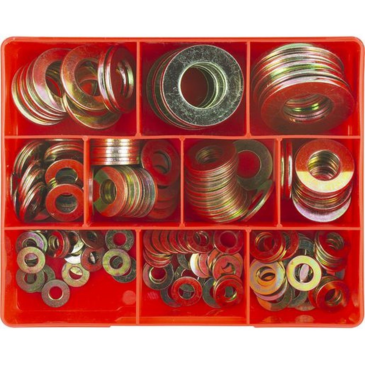 Champion HT Flat Washer Assortment Pack Imperial 10 Sizes 175Pk CA1755