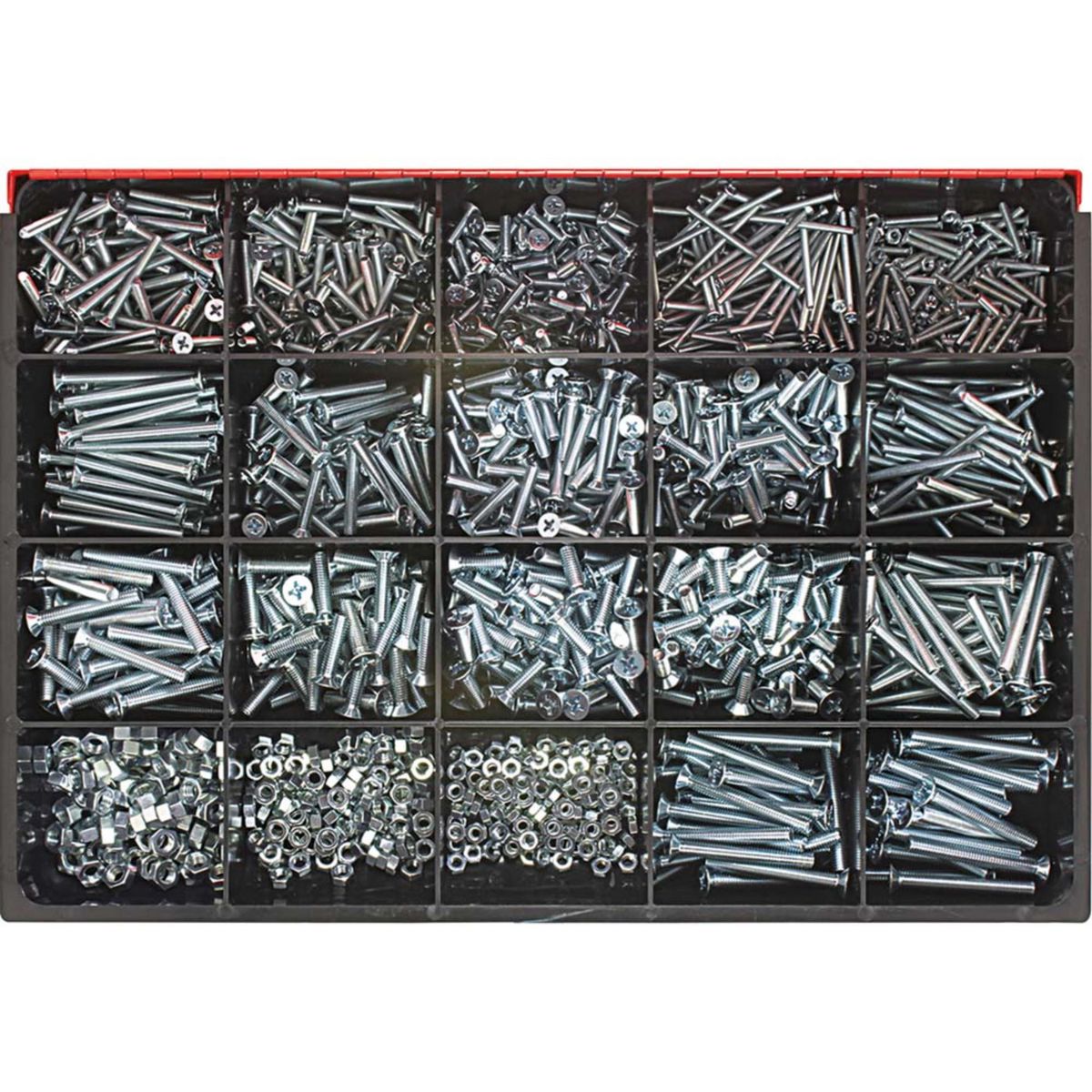 Champion Fasteners Metric Machine Screw & Nut Phillips/Csk Z/P Master Kit CA2710