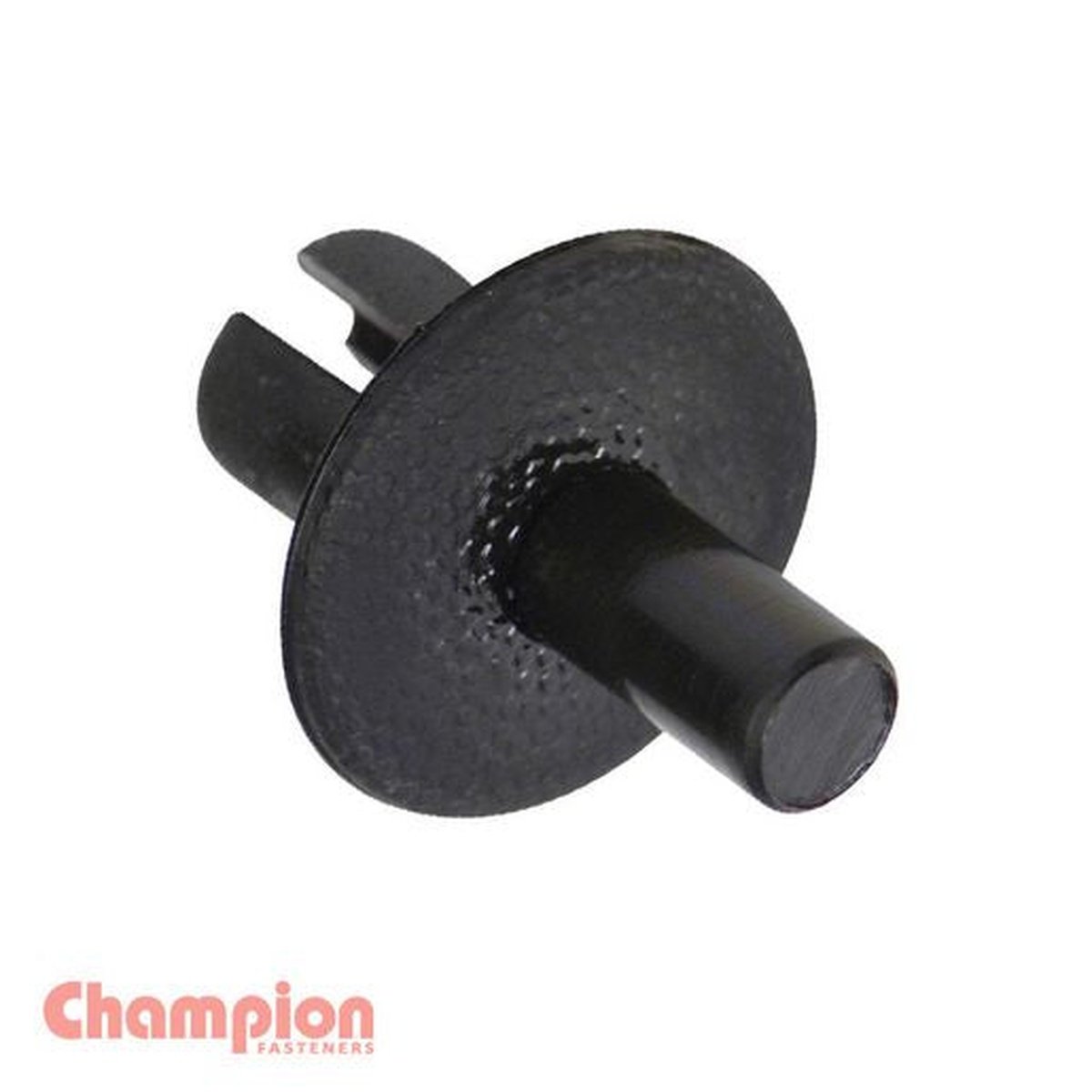 Champion Push Rivet Black 12mm Len 7mm Hole 16mm Head 50Pk CBP56