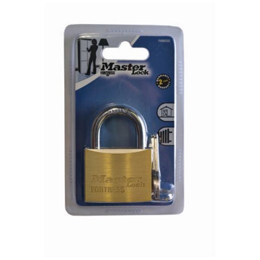 Master Lock Padlock Brass Fortress 50Mm FM8850D