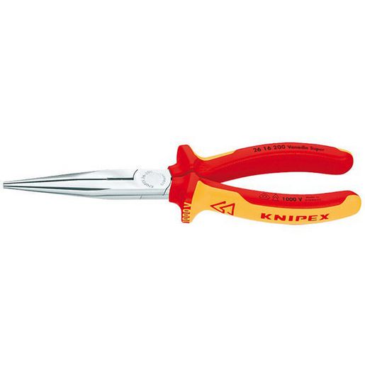 KNIPEX 1000V Long Nose Pliers 200mm 2616200