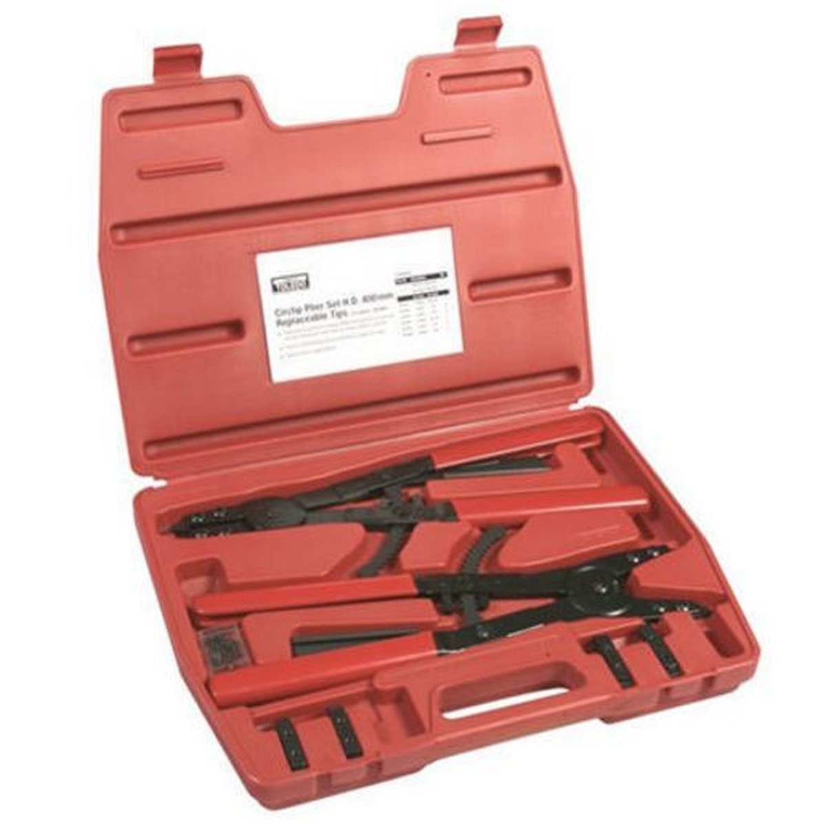 Toledo Circlip Plier Set HD 400mm 14 Piece 301850