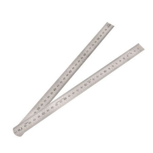 Toledo 600Mm 2 Fold Rule One Sq End 600FM