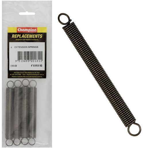 Champion Fasteners Spring Extension 100 x 14 x 1.6mm Refill Pack C101-26