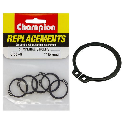 Champion Fasteners Circlip External Shaft 1in (STW25) Refill Pack C155-9