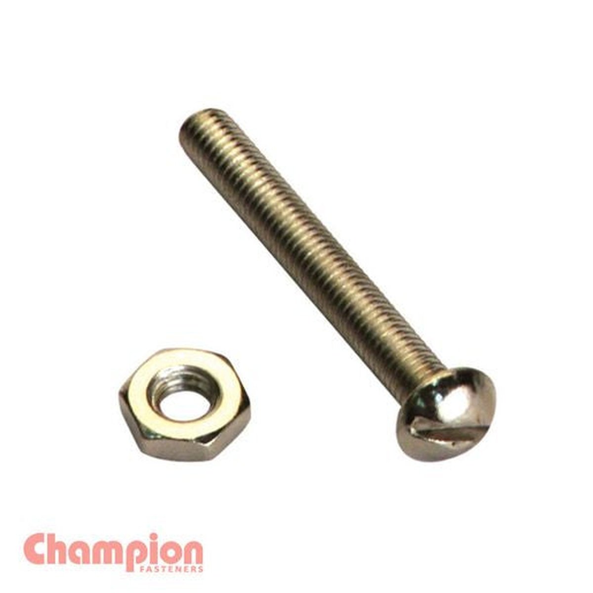 Champion Hex Nut & Screw Set 6/40″ x 1/2″ 36Pk C228-4