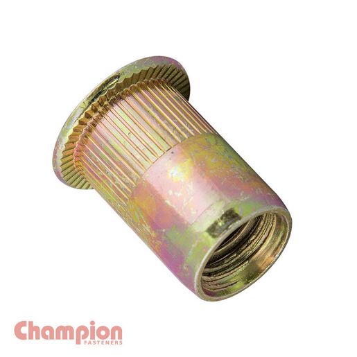 Champion Rivet Nut Insert Steel M8 x 1.25mm 10Pk C505-4