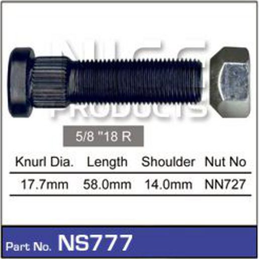 Nice Products Wheel Nut & Stud NS777