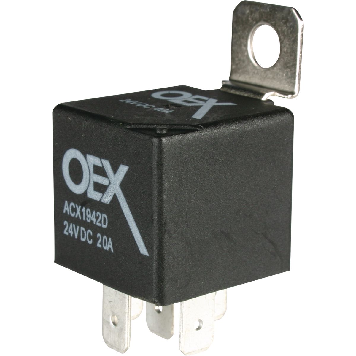 OEX Mini Relay 24V, 20A Normally Open - Diode Protected, Sealed ACX1942DBL