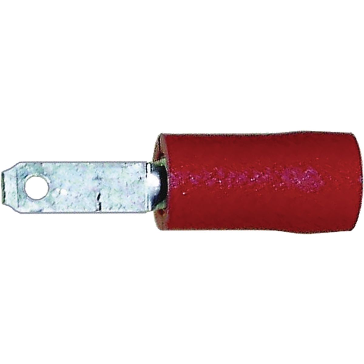 OEX Crimp Terminal Male Blade Red Terminal Entry 3.2 X 0.8mm Vinyl 100 Pce ACX3105