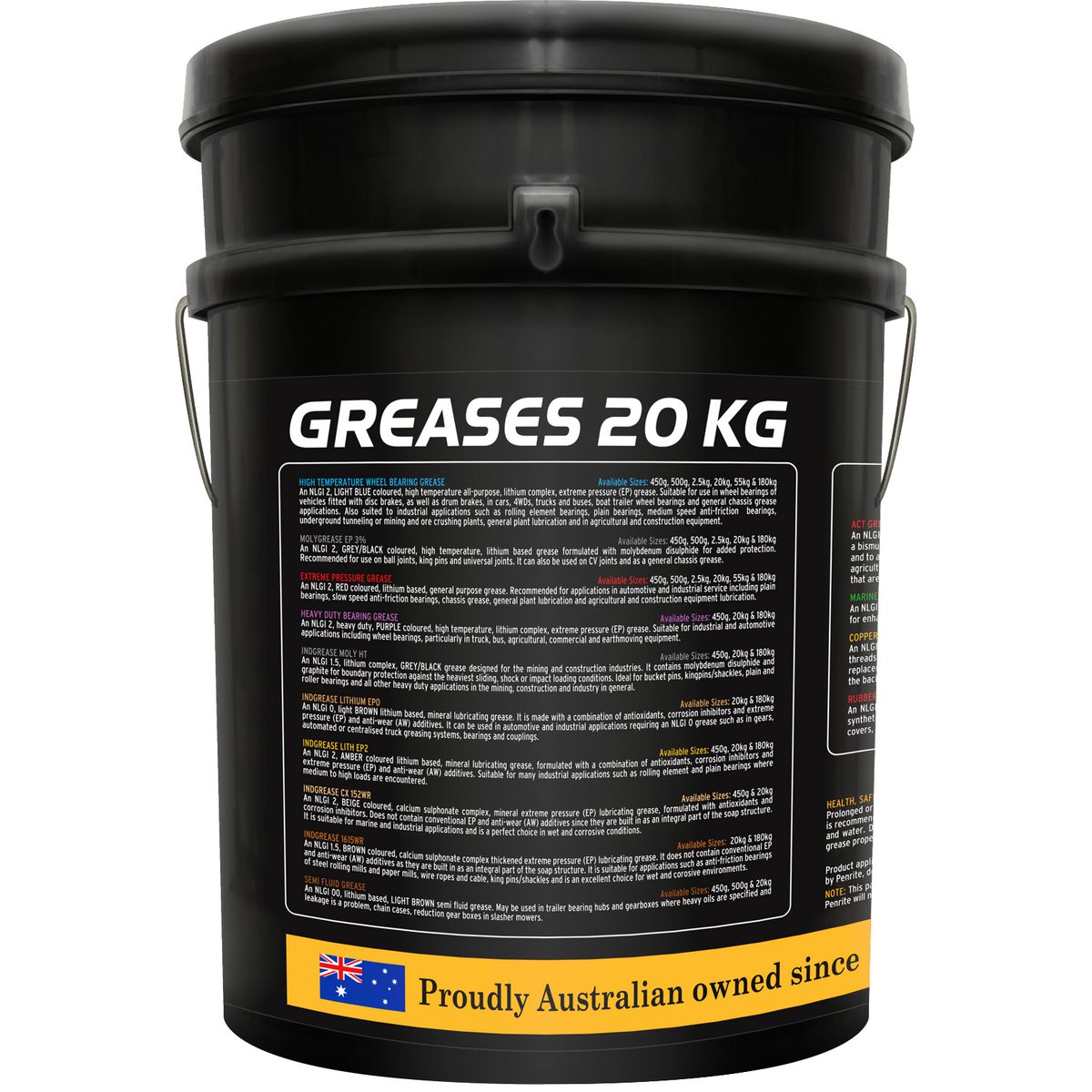 Penrite Indgrease CX 152WR Grease 20kg INDGRCX152WR020