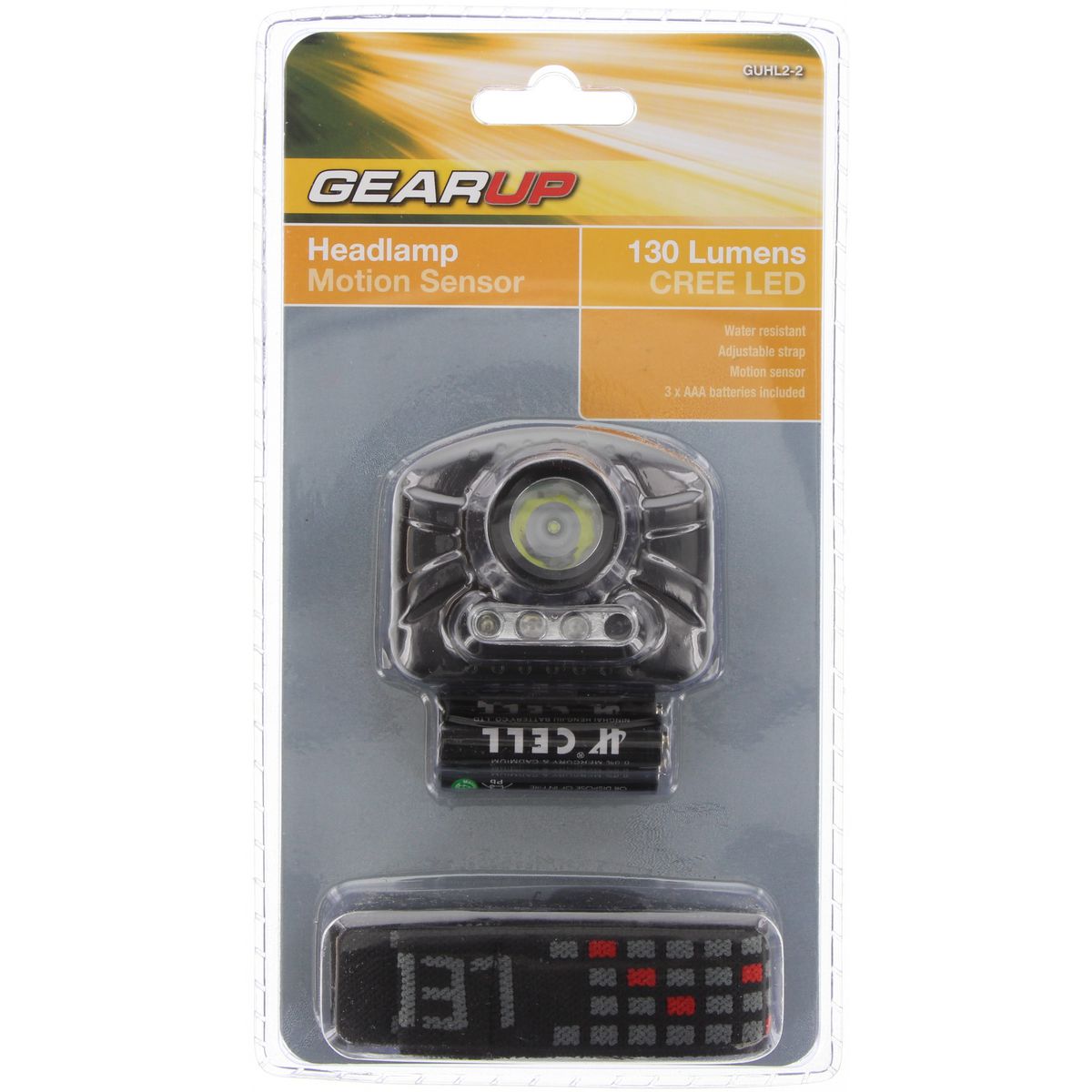 Gear Up LED Head Lamp With Sensor GUHL2-2