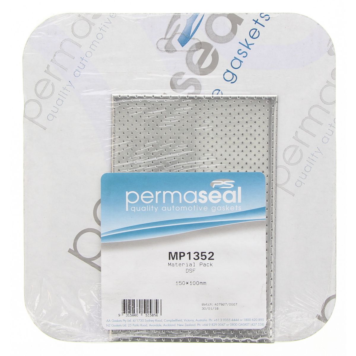 Permaseal Gasket Sheet DSF 150x100x1.4mm MP1352