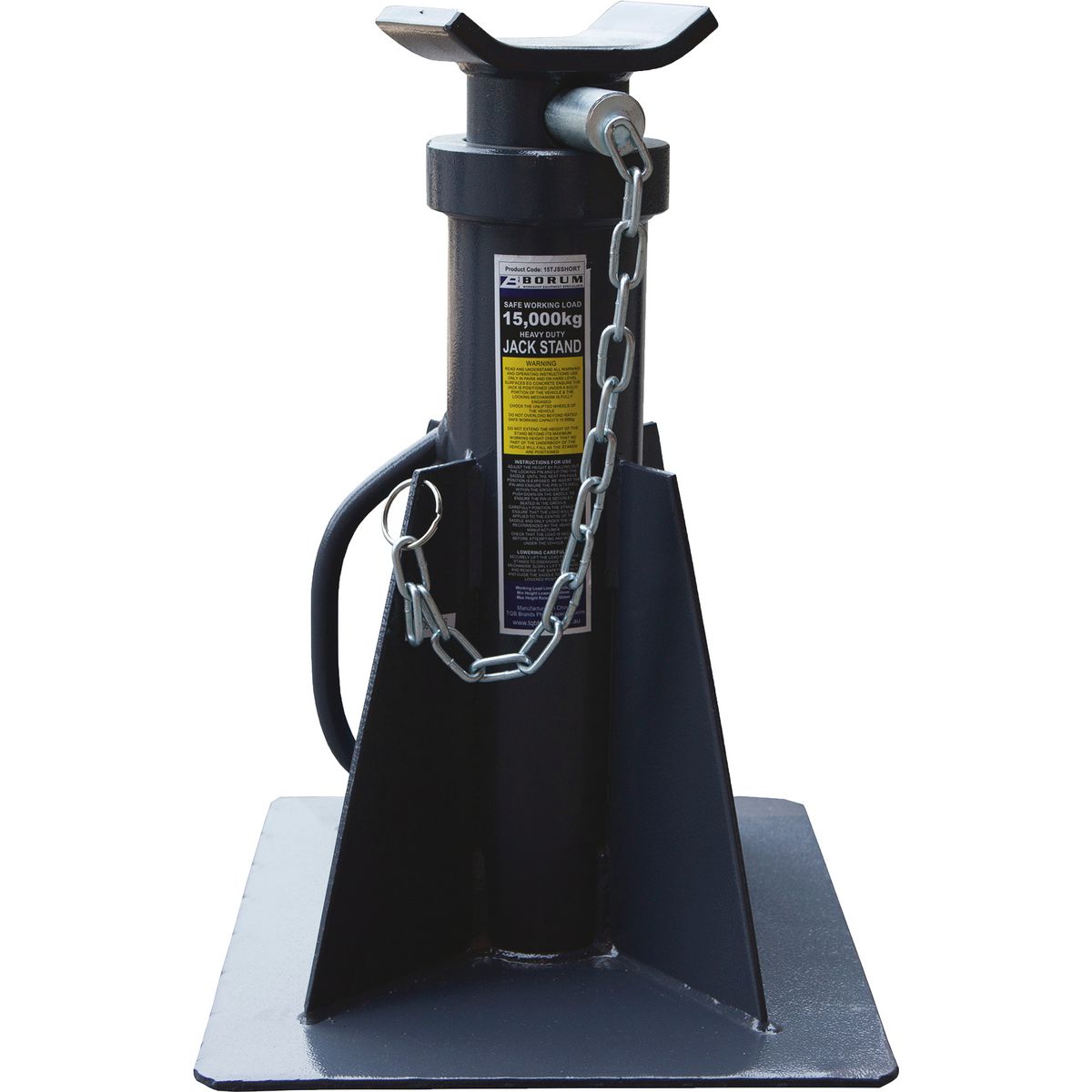Trade Quip Borum Jack Stand Tall 15,000 Kg 15TJS