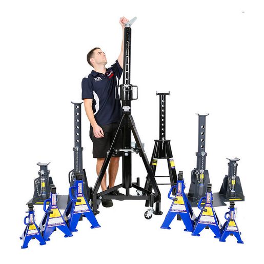 Trade Quip Borum Jack Stand Tall 15,000 Kg 15TJS