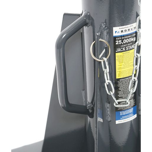 Trade Quip Borum Jack Stand Tall Pin Type 25,000 Kg 25TJS