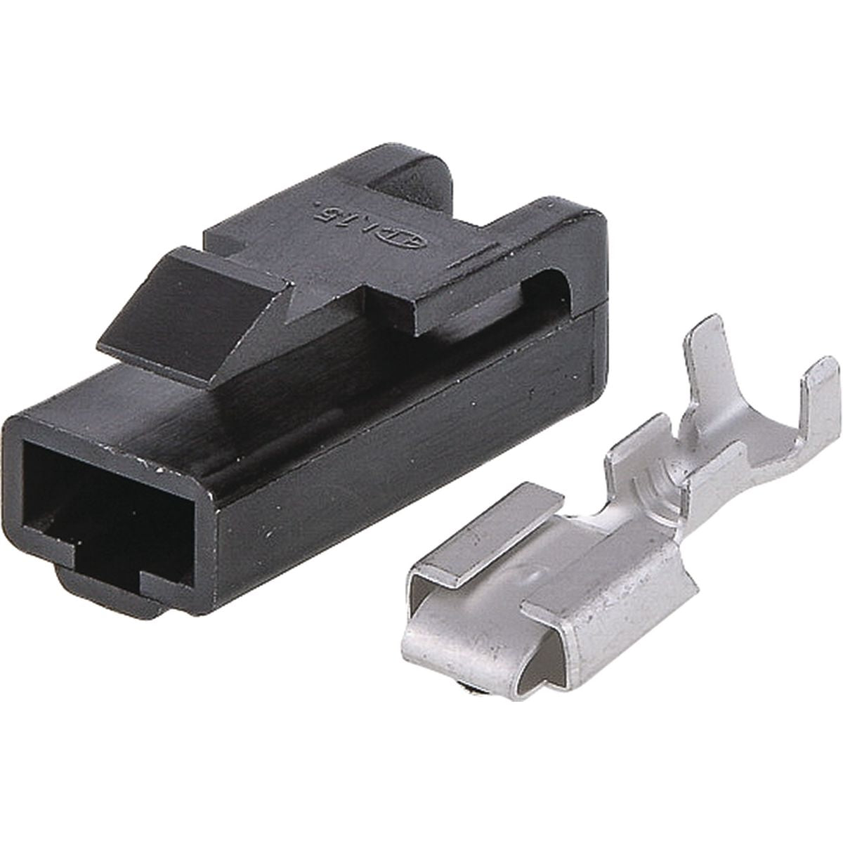 OEX Qc Connector Female Black 1 Pole - 10 Pce ACX2686BK