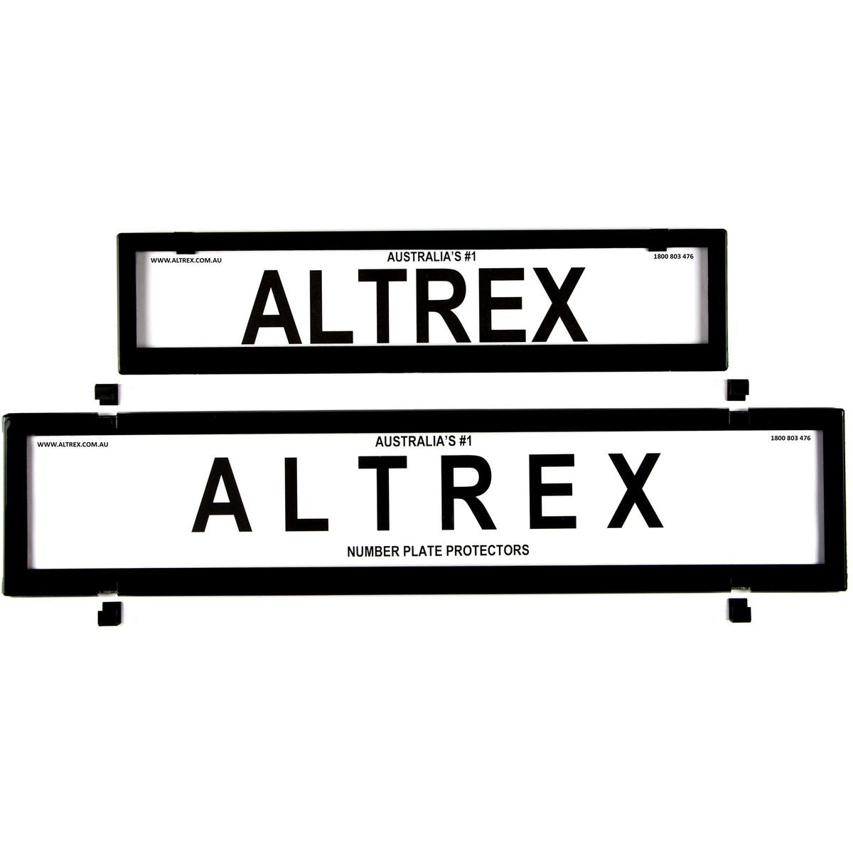 Altrex Number Plate Cover 6 Figure Black Without Lines European Premium Combination