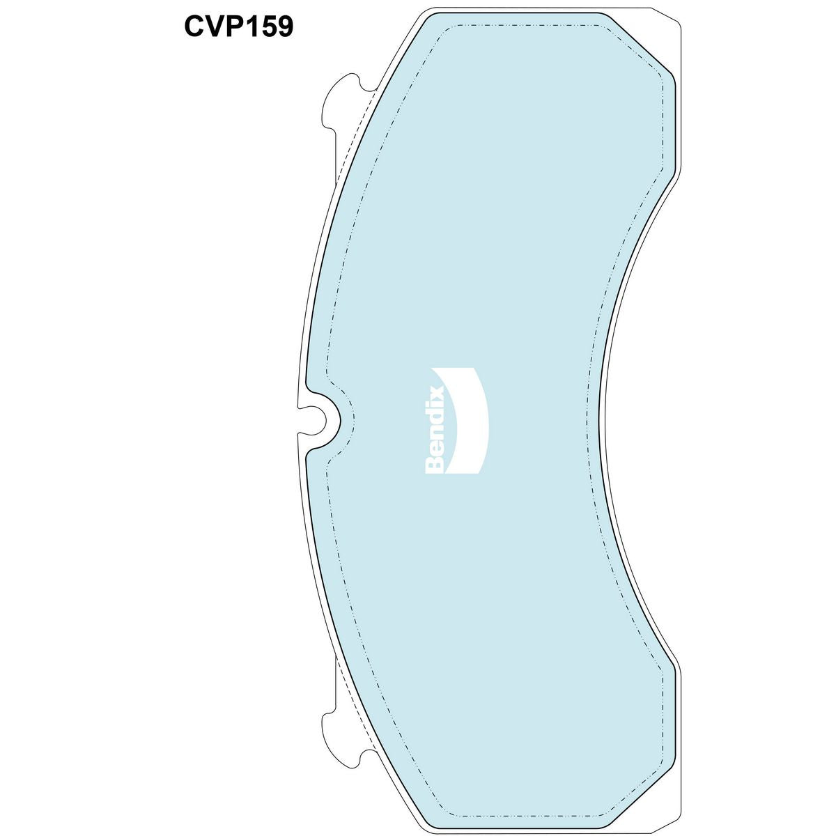 Protrans Brake Pad Set CVP159PT