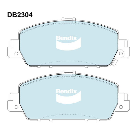 Bendix General CT Brake Pad Set Front DB2304 GCT