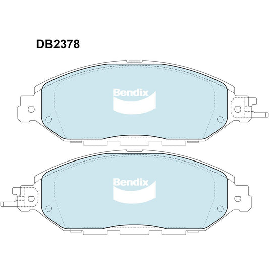 Bendix 4x4 Brake Pad Set Front DB2378 -4WD
