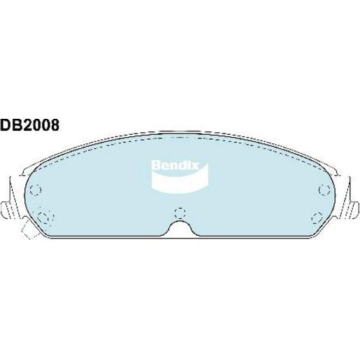 Bendix Ultimate Brake Pad Set Front DB2008 ULT