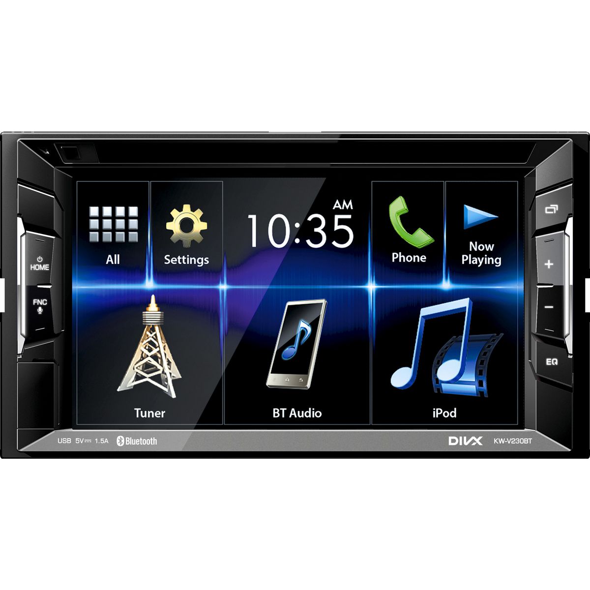 JVC Head Unit Bluetooth/iPod/USB/DVD KW-V230BT