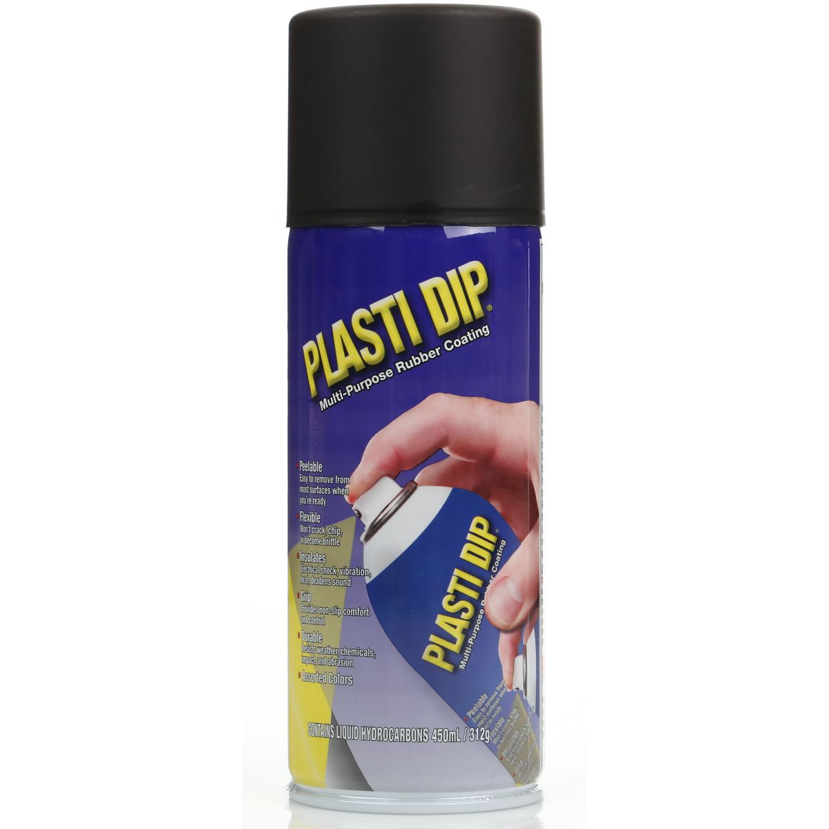 Plasti Dip Aerosol Spray Black 312ml A11203