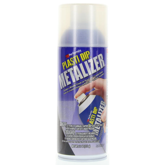 Plasti Dip Metalizer Aerosol Spray Silver Metal 450ml 11210