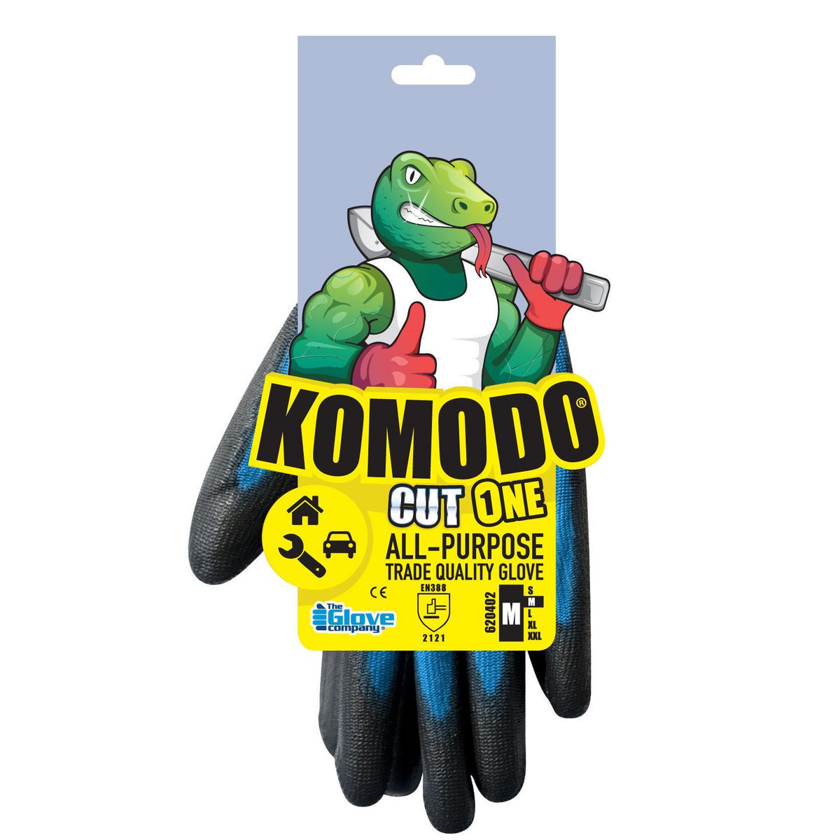 Komodo Cut 1 Safety Gloves Medium 620402