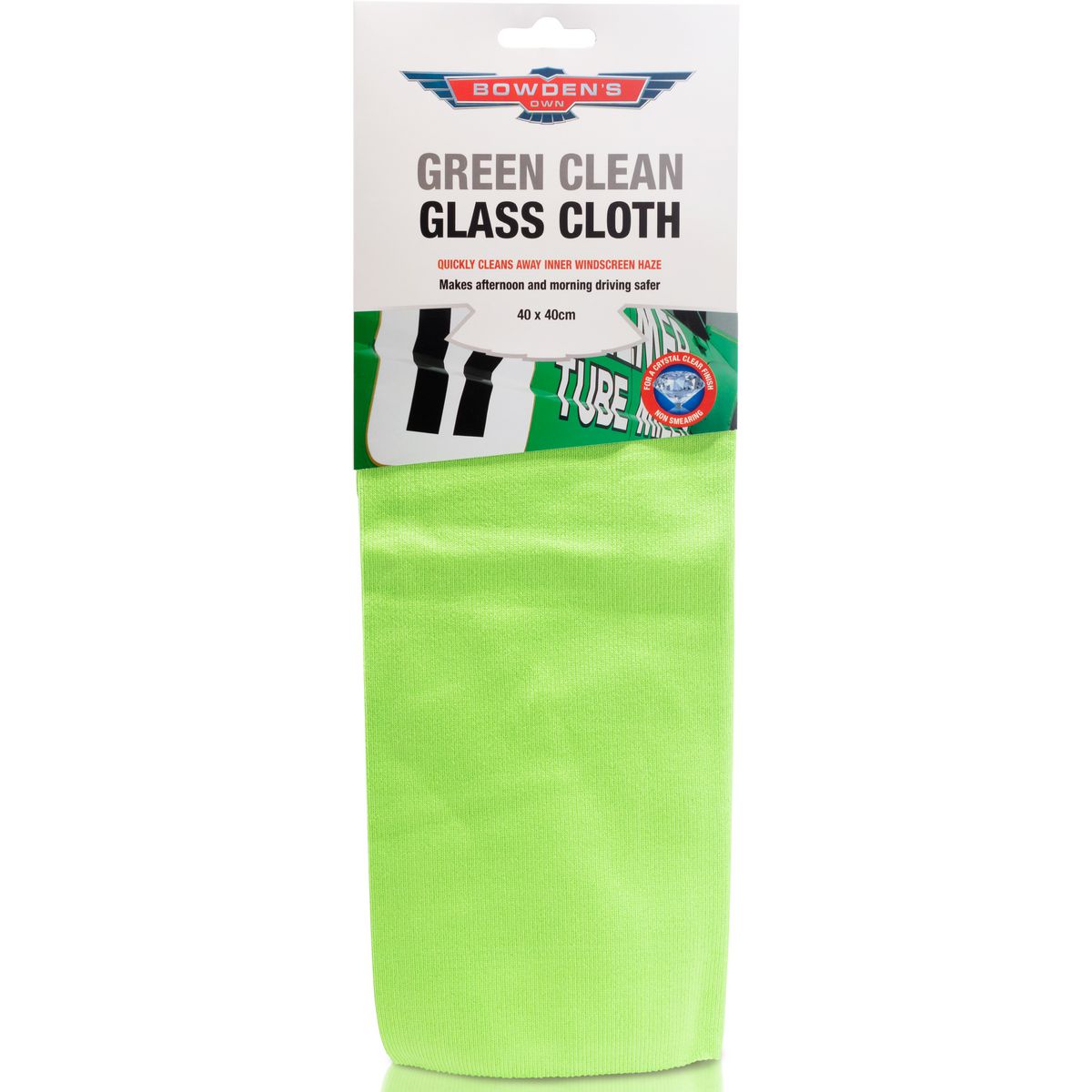 Bowden's Own Green Clean Microfibre Glass Cloth